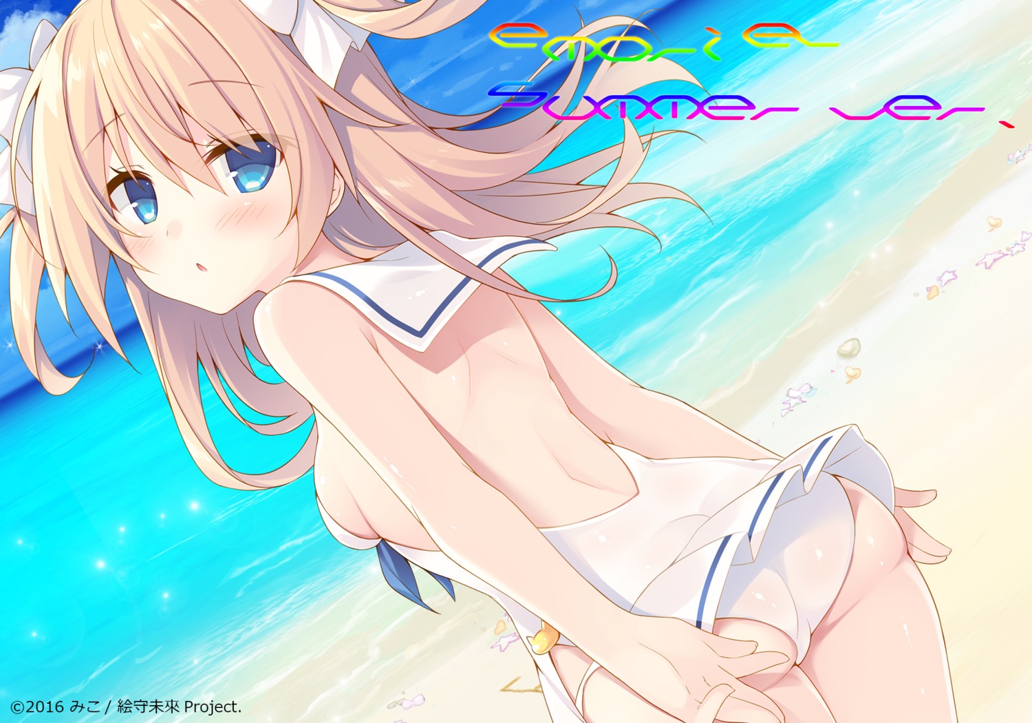 ass emori_el emori_miku_project miko_92 swimsuits