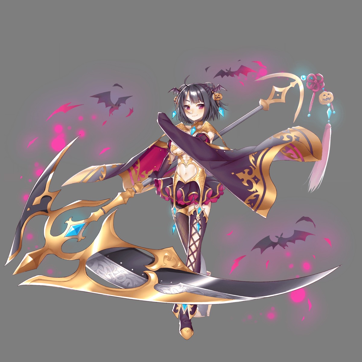 armor halloween hoshi_no_girls_odyssey stockings thighhighs transparent_png weapon