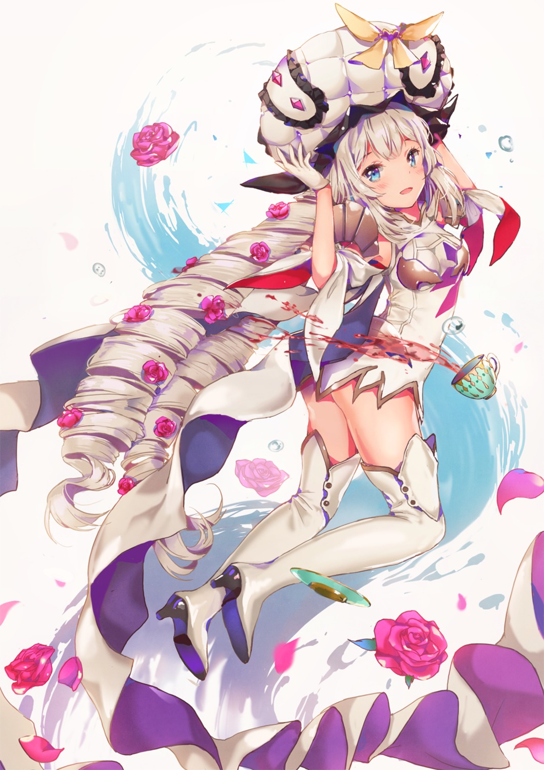ass dangmill fate/grand_order heels marie_antoinette_(fate) nopan thighhighs