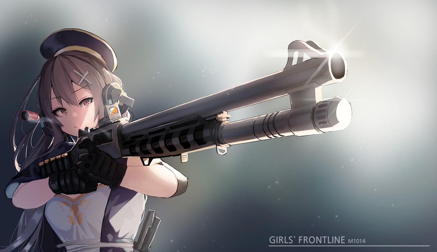 girls_frontline gun headphones ihobus m1014_(girls_frontline)