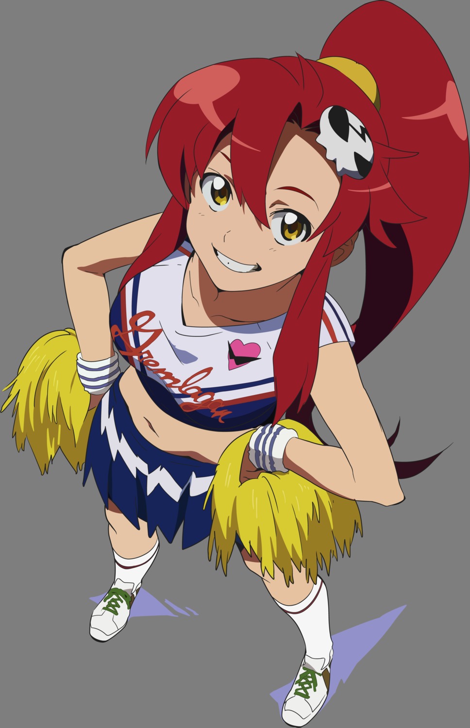 cheerleader tengen_toppa_gurren_lagann transparent_png vector_trace yoko