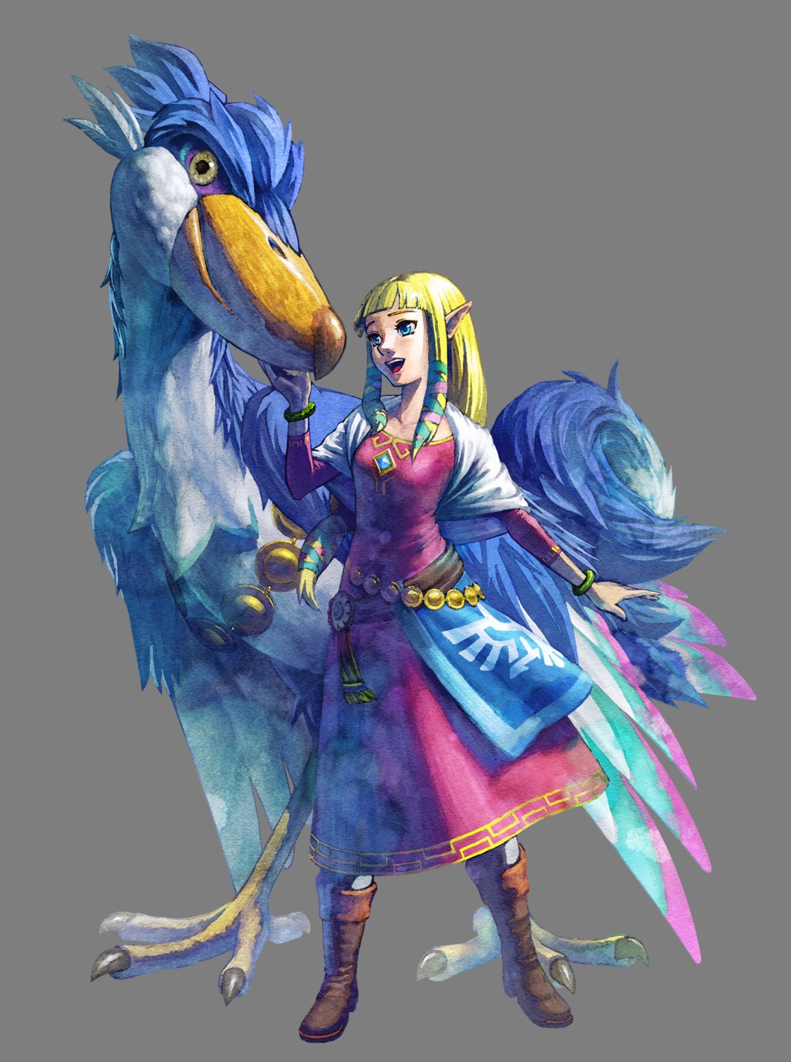 Nintendo The Legend Of Zelda The Legend Of Zelda Skyward Sword Loftwing Princess Zelda Dress