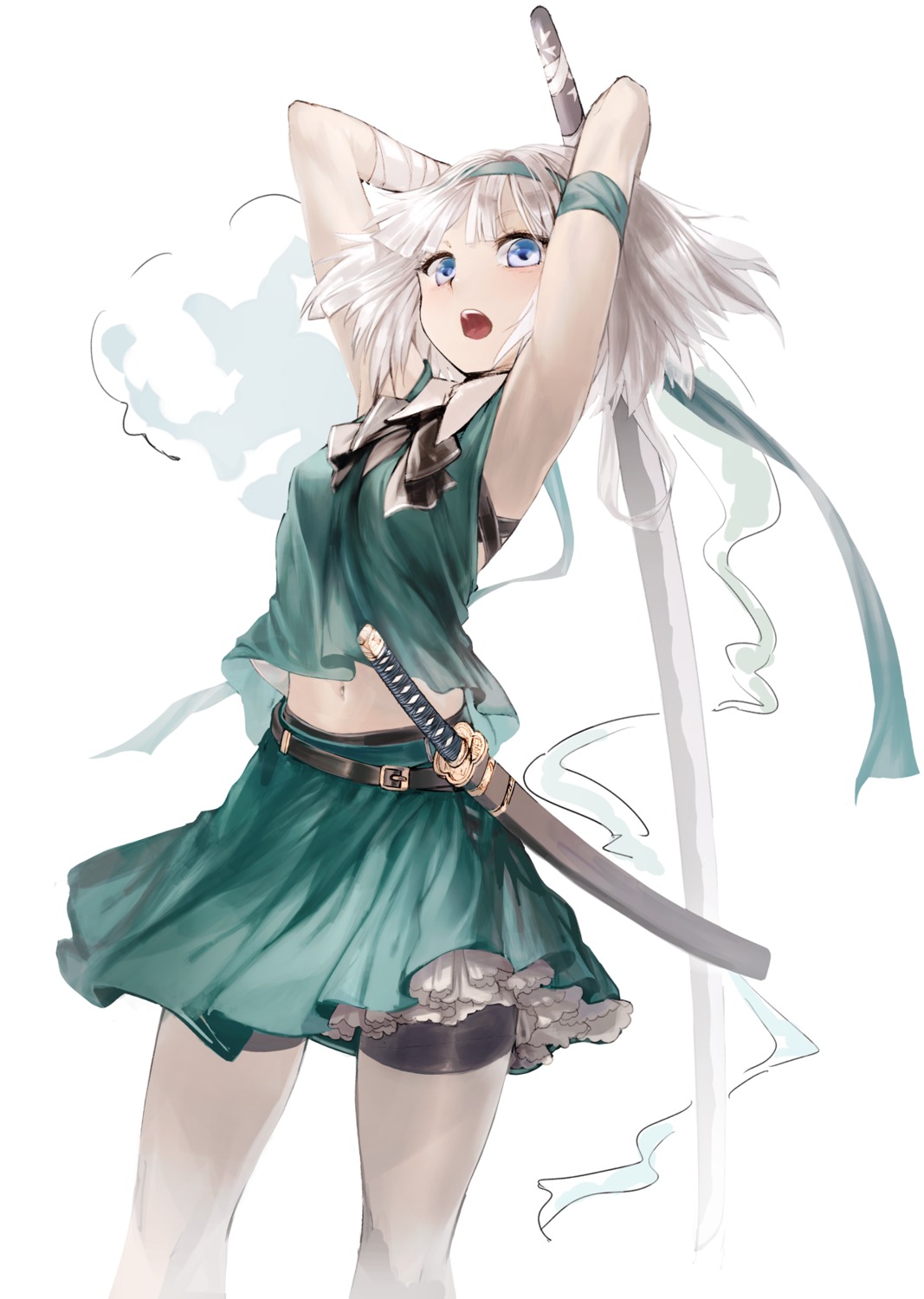 konpaku_youmu sinker sword touhou