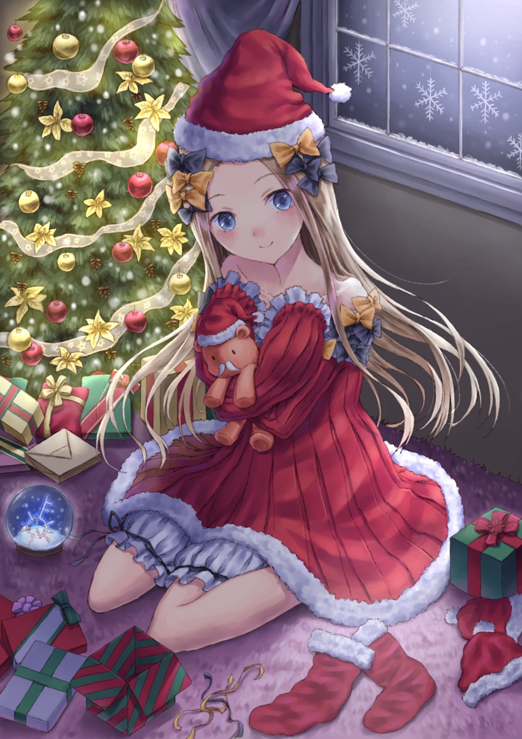 abigail_williams_(fate) bloomers christmas dress fate/grand_order tobychou