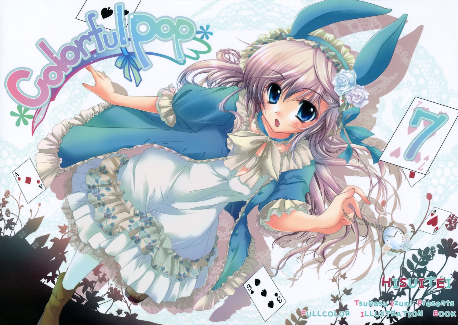 alice alice_in_wonderland animal_ears bunny_ears dress hisuitei izumi_tsubasu lolita_fashion