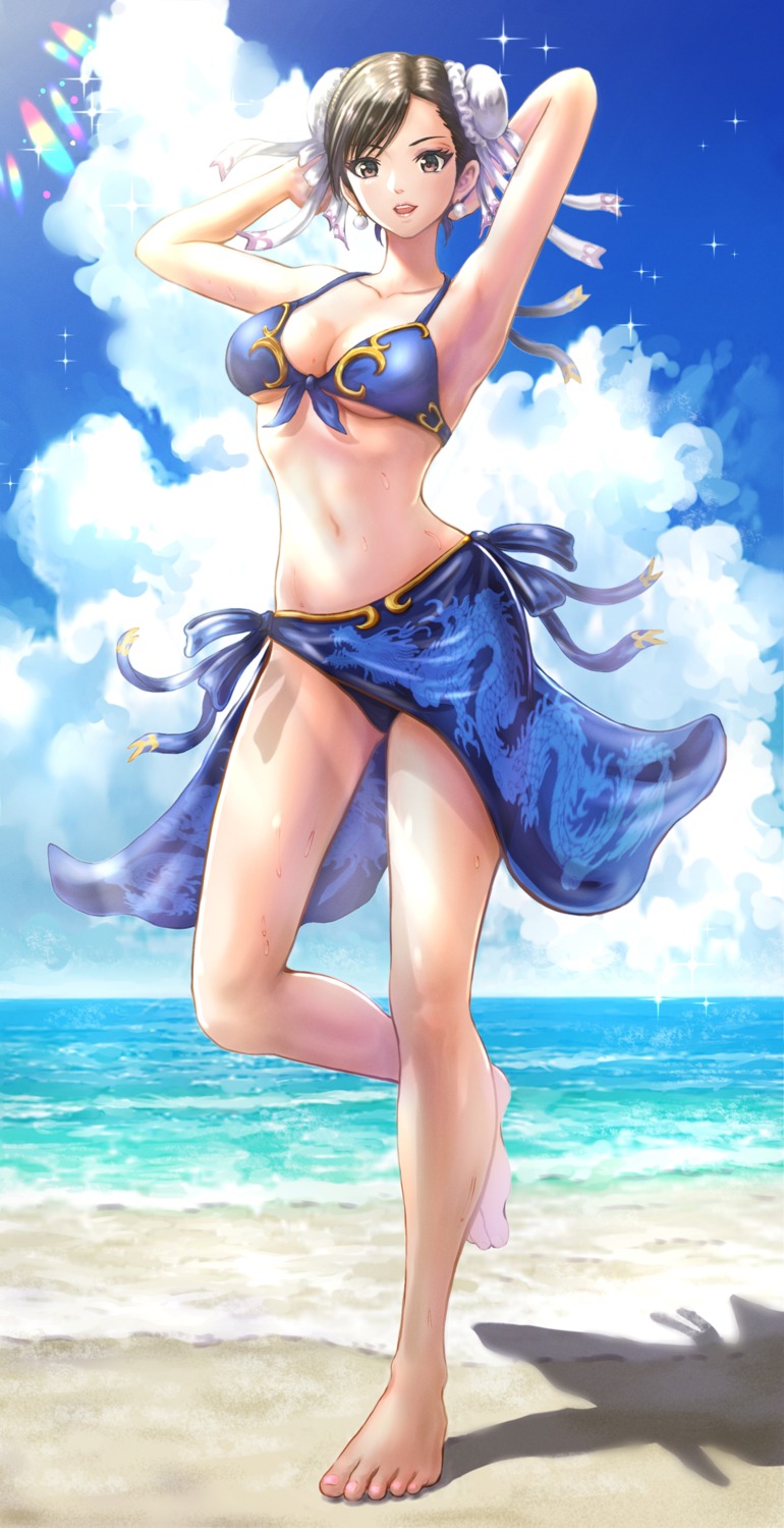 wajuniorbox street fighter chun li bikini swimsuits | #790211 | yande.re