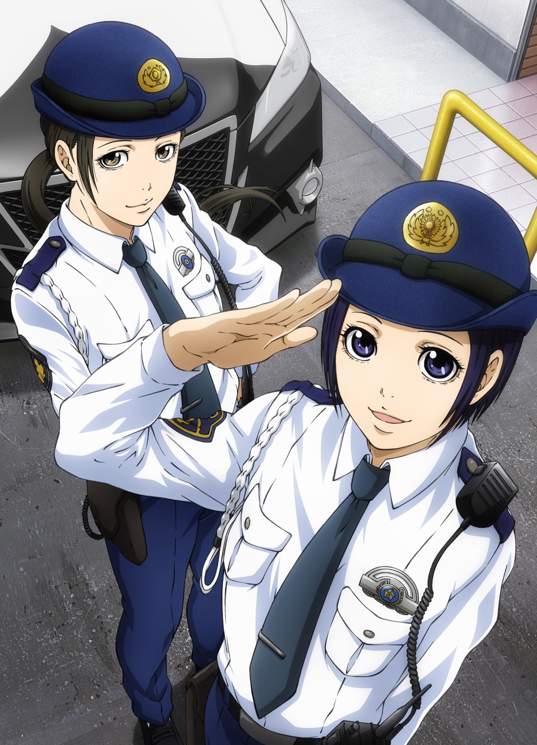 fuji_seiko hakozume_~kouban_joshi_no_gyakushuu~ kawai_mai_(hakozume) police_uniform tagme