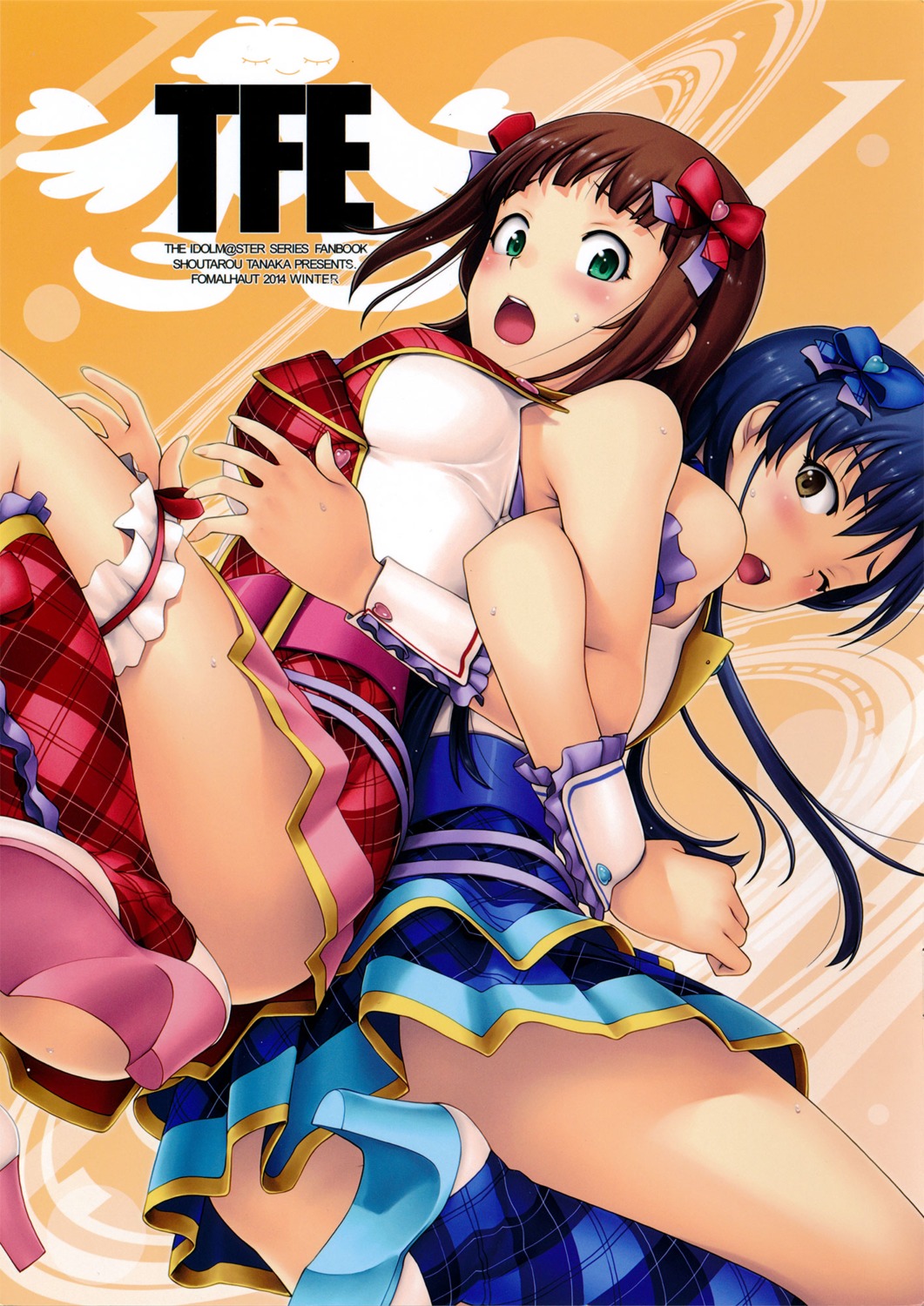 amami_haruka ass fomalhaut garter heels kisaragi_chihaya tanaka_shoutarou the_idolm@ster