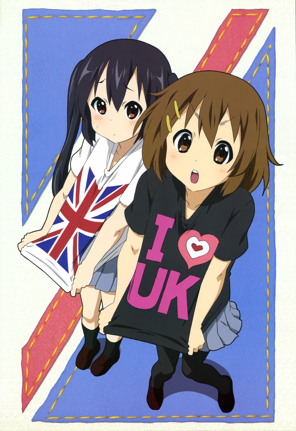 hirasawa_yui k-on! nakano_azusa takemoto_yasuhiro