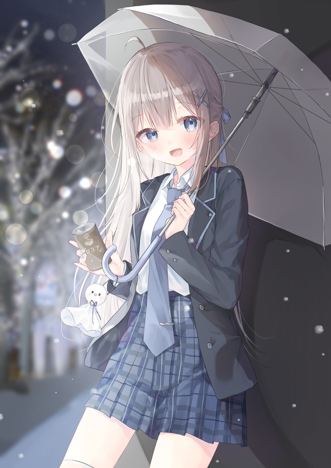 riri_(ri0177) seifuku umbrella