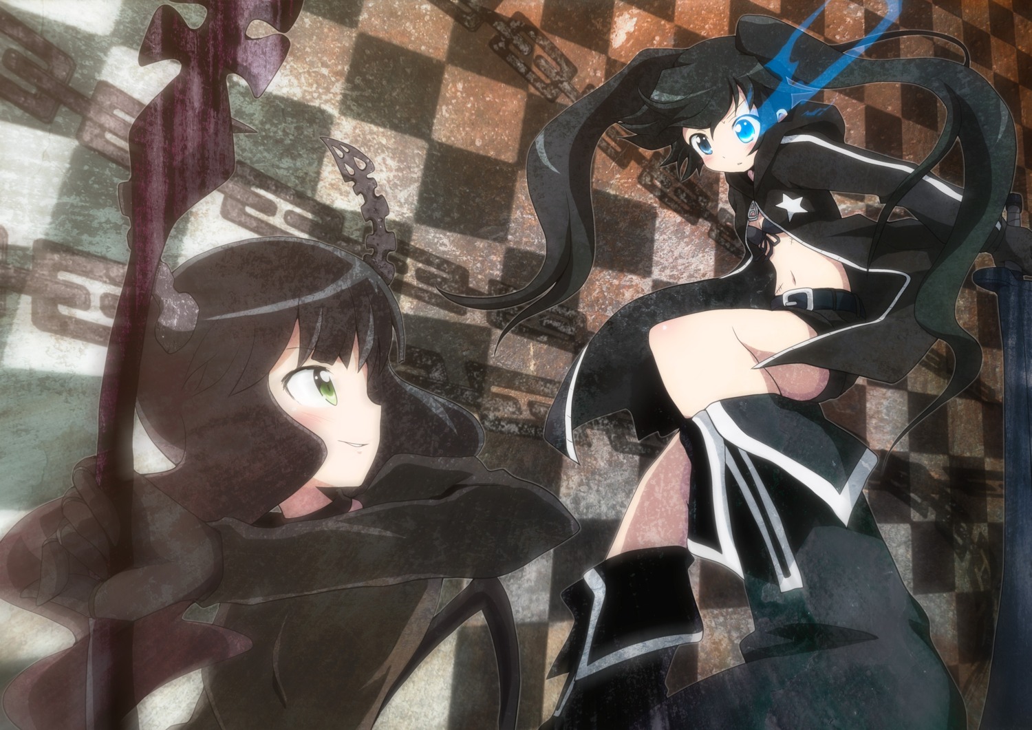 bikini_top black_rock_shooter black_rock_shooter_(character) dead_master massala swimsuits vocaloid