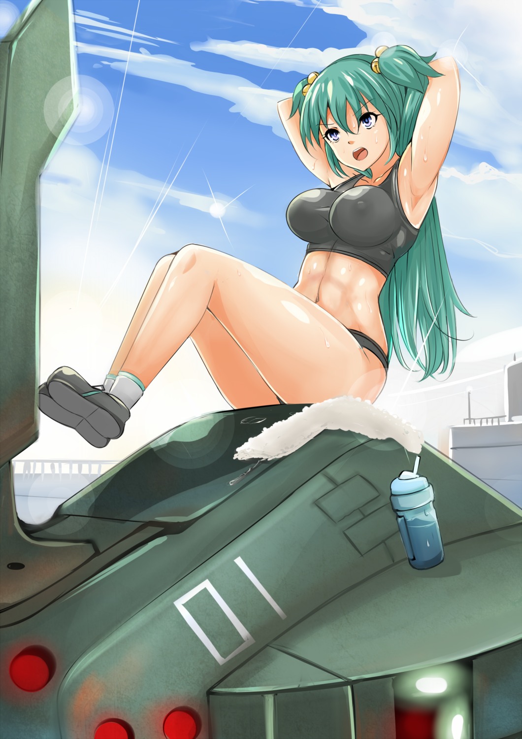 cui_yifei erect_nipples gym_uniform muvluv nonoririn