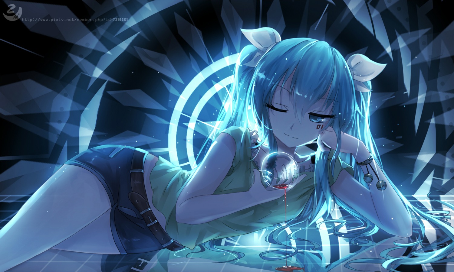 hatsune_miku official_watermark qys3 vocaloid