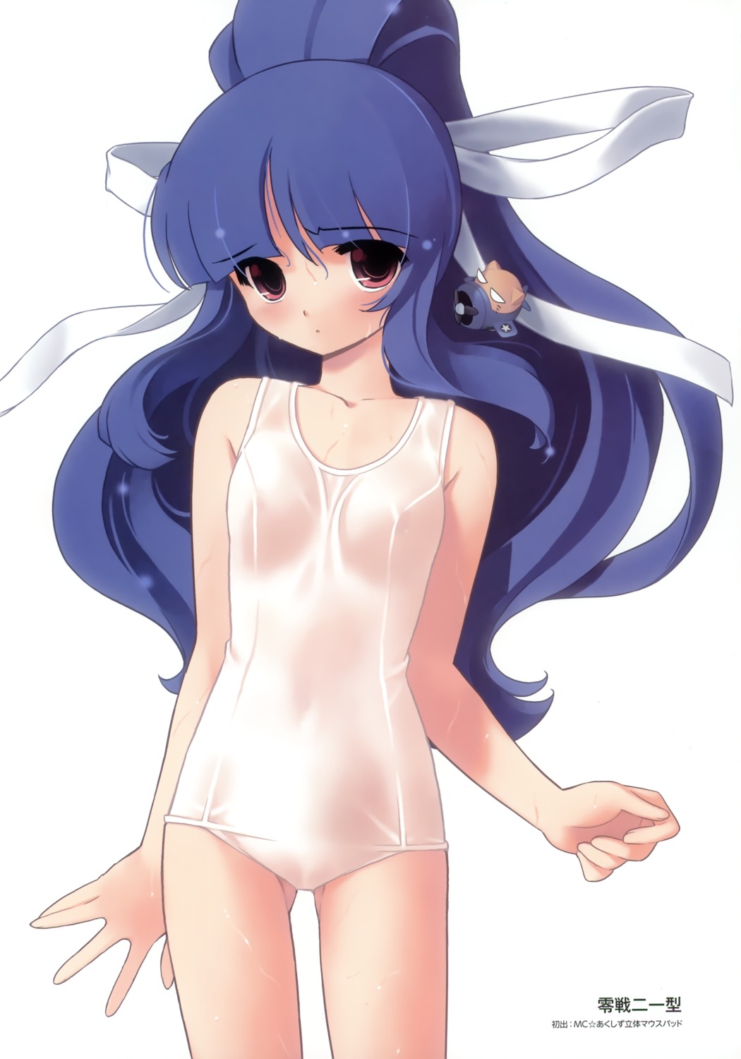 jiji loli school_swimsuit see_through swimsuits wet_clothes