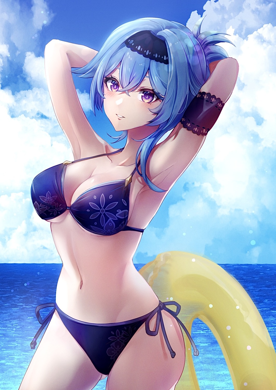 bikini eula genshin_impact swimsuits tagme