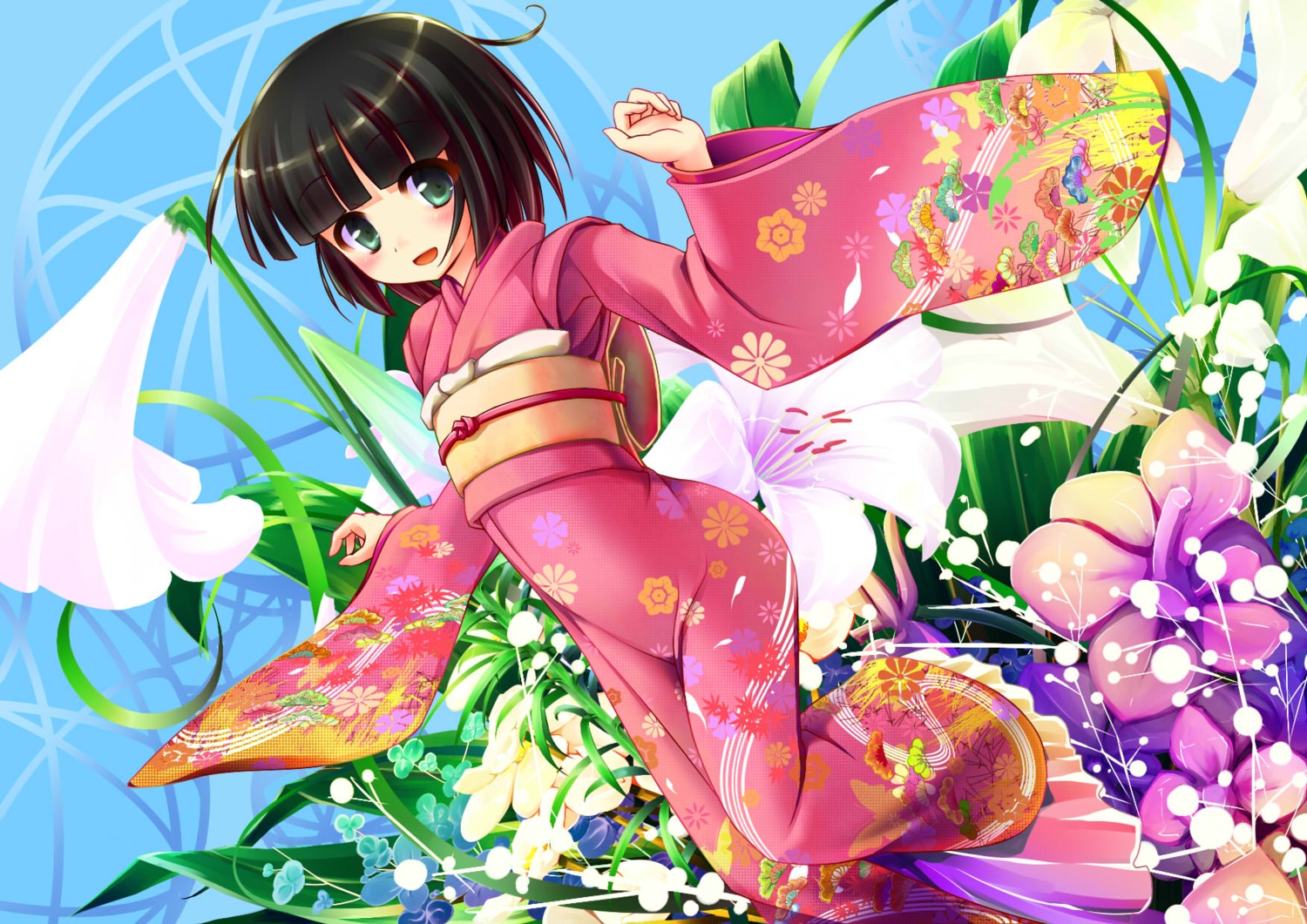 haruu ikoku_meiro_no_croisee kimono yune