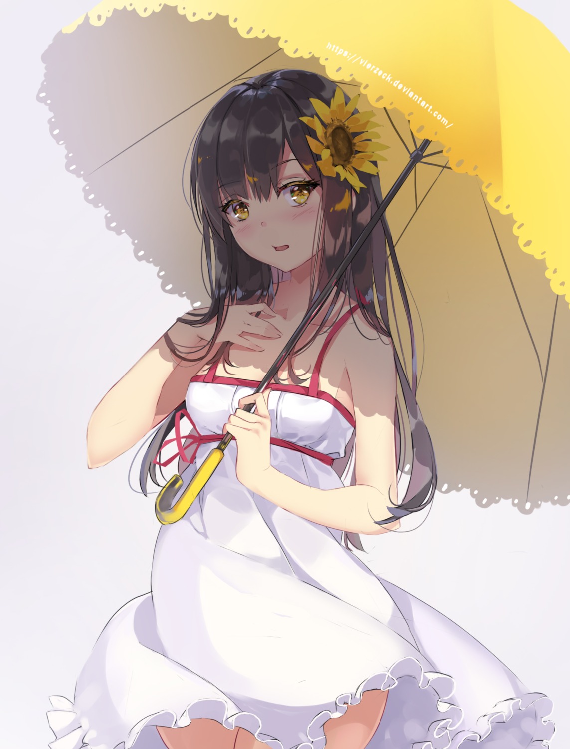 dress no_bra skirt_lift summer_dress umbrella vierzeck