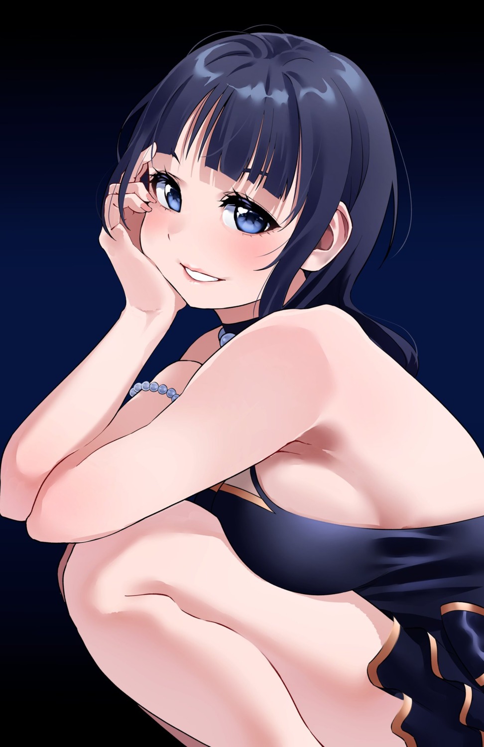 asaka_karin igarashi_kyouhei love_live!_nijigasaki_high_school_idol_club no_bra skirt_lift