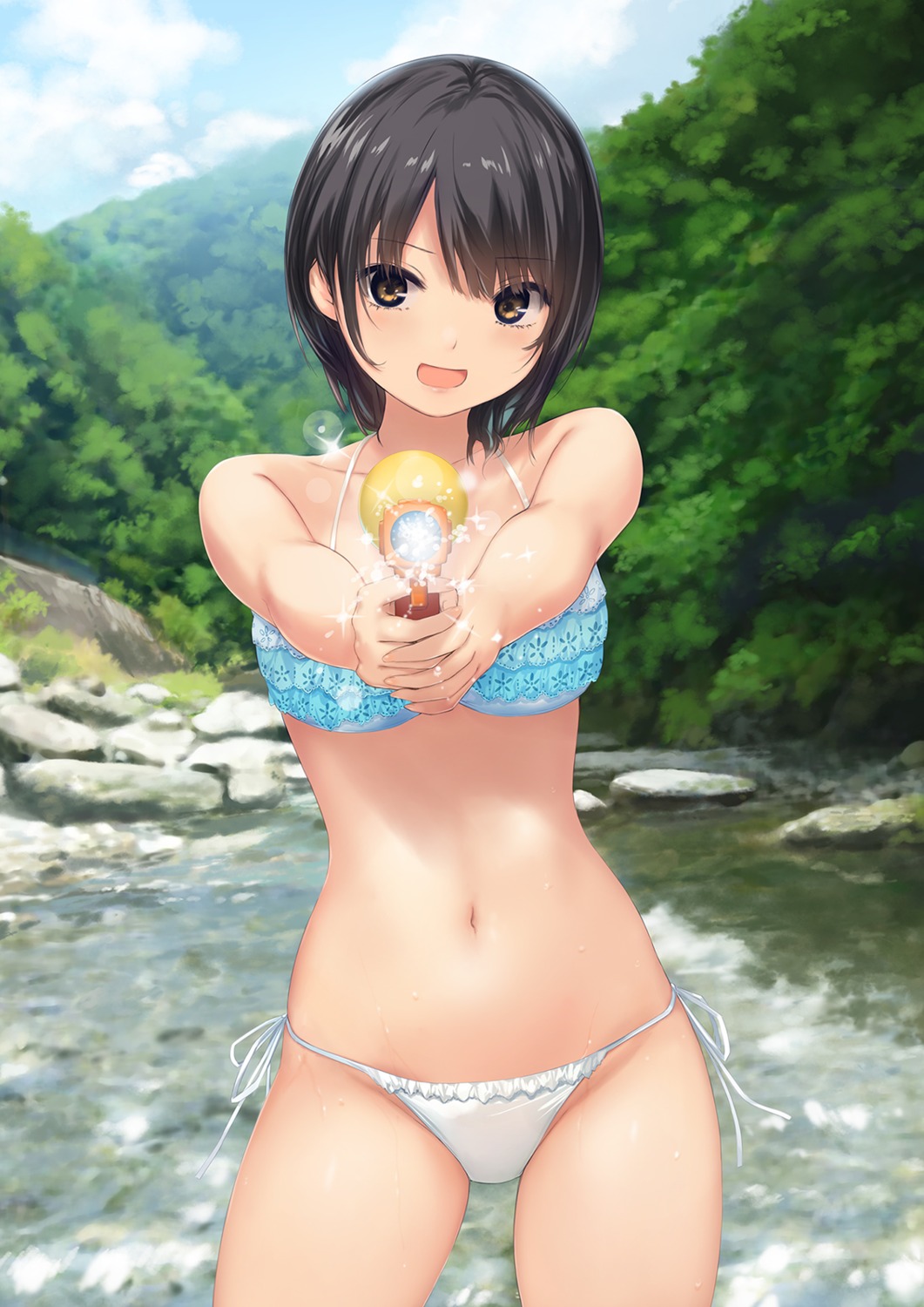 aoyama_sumika bikini coffee-kizoku gun swimsuits