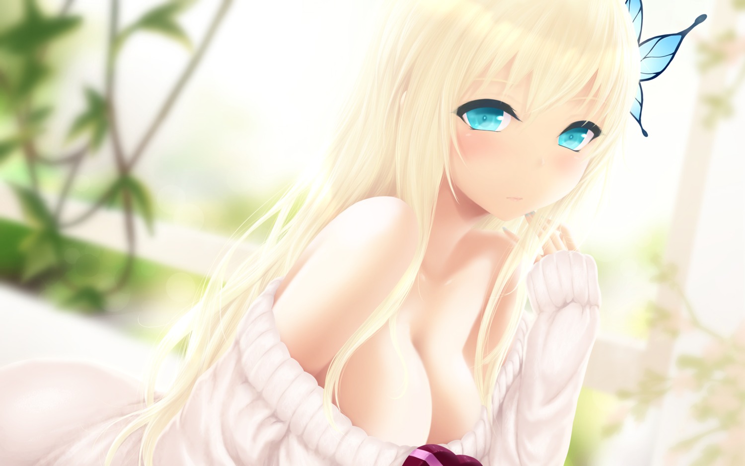 boku_wa_tomodachi_ga_sukunai cait cleavage kashiwazaki_sena wallpaper