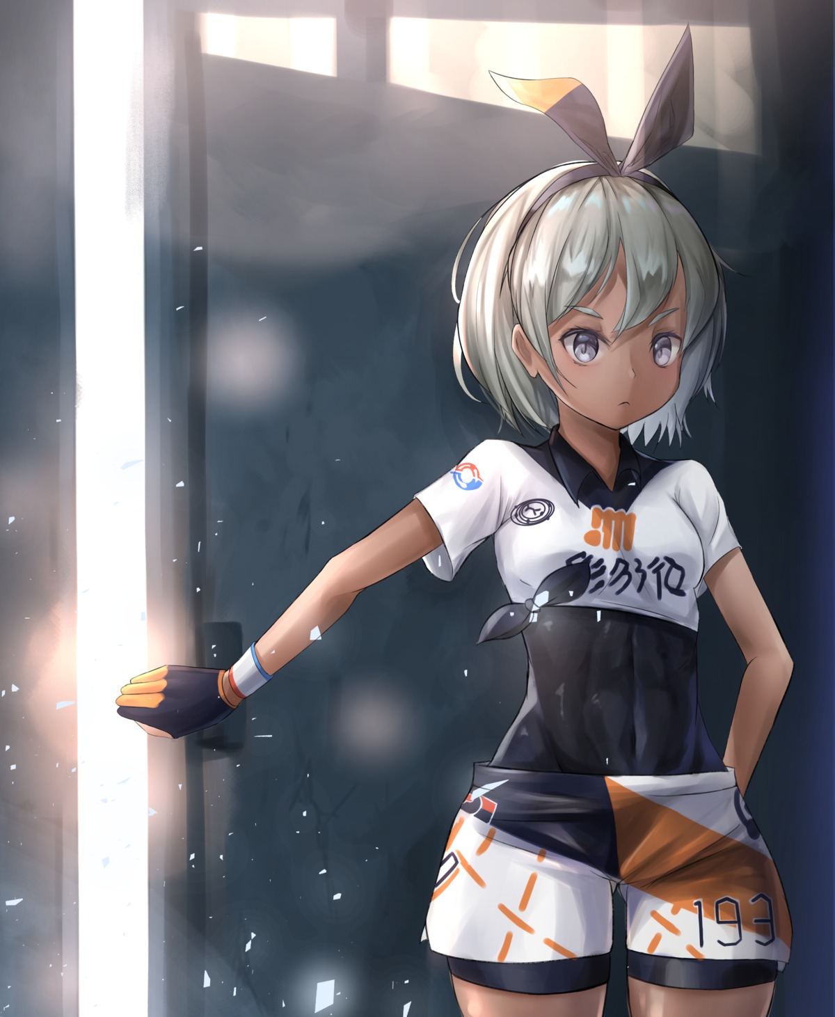 bike_shorts bodysuit pokemon pokemon_swsh saitou_(pokemon) tissuesj