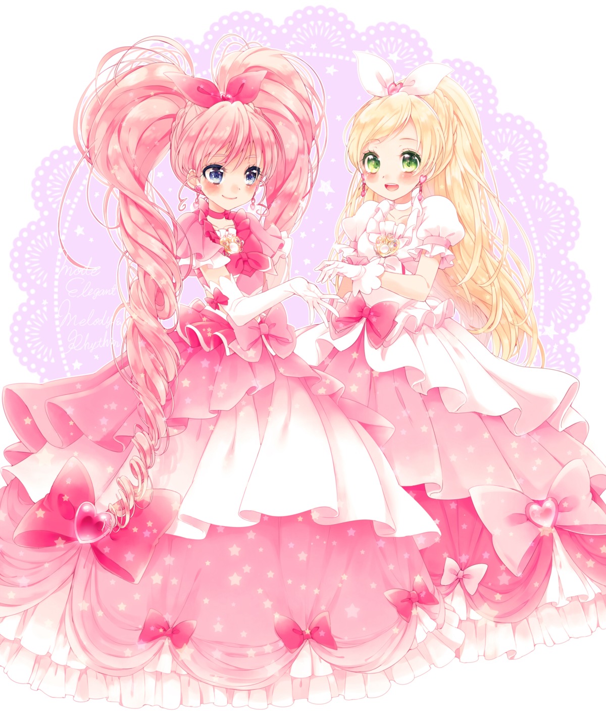 dress houjou_hibiki minamino_kanade pretty_cure suite_pretty_cure uzuki_aki