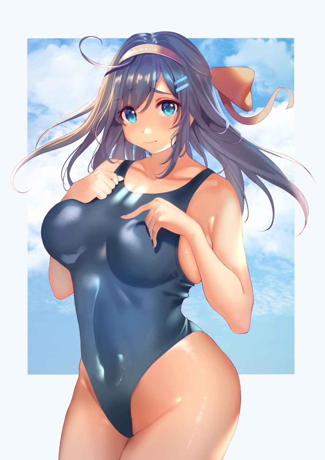 breast_hold inushima swimsuits