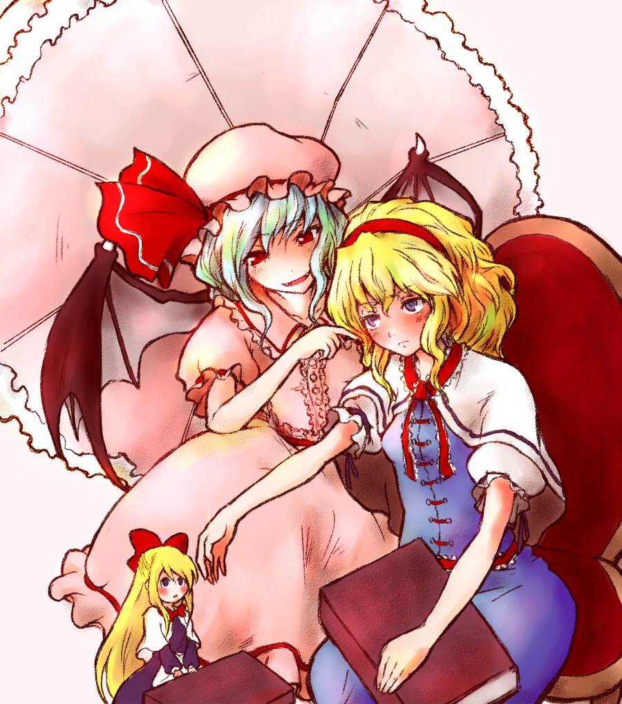 alice_margatroid remilia_scarlet shanghai_doll touhou yoshida0922