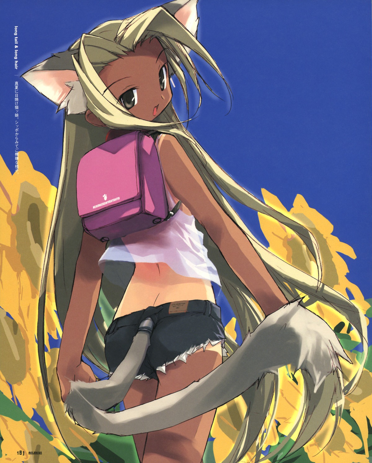 animal_ears e=mc2 nekomimi see_through tail tan_lines