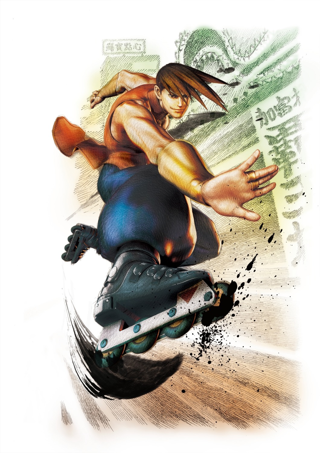 capcom ikeno_daigo male street_fighter street_fighter_iv yang_lee