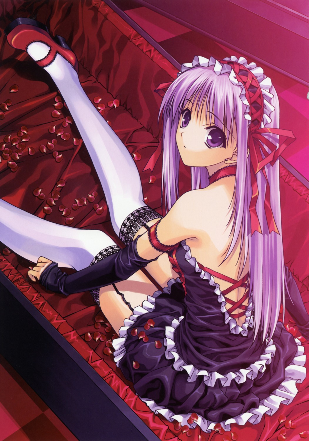 gothic_lolita lolita_fashion stockings suzuhira_hiro thighhighs