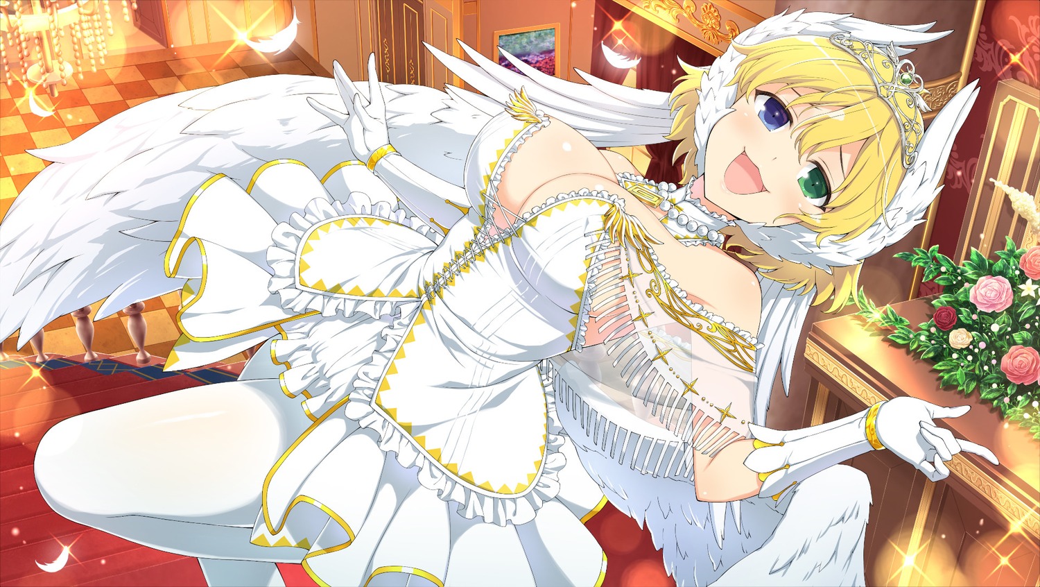 no_bra pantyhose ryouna senran_kagura senran_kagura:_new_link tagme wings