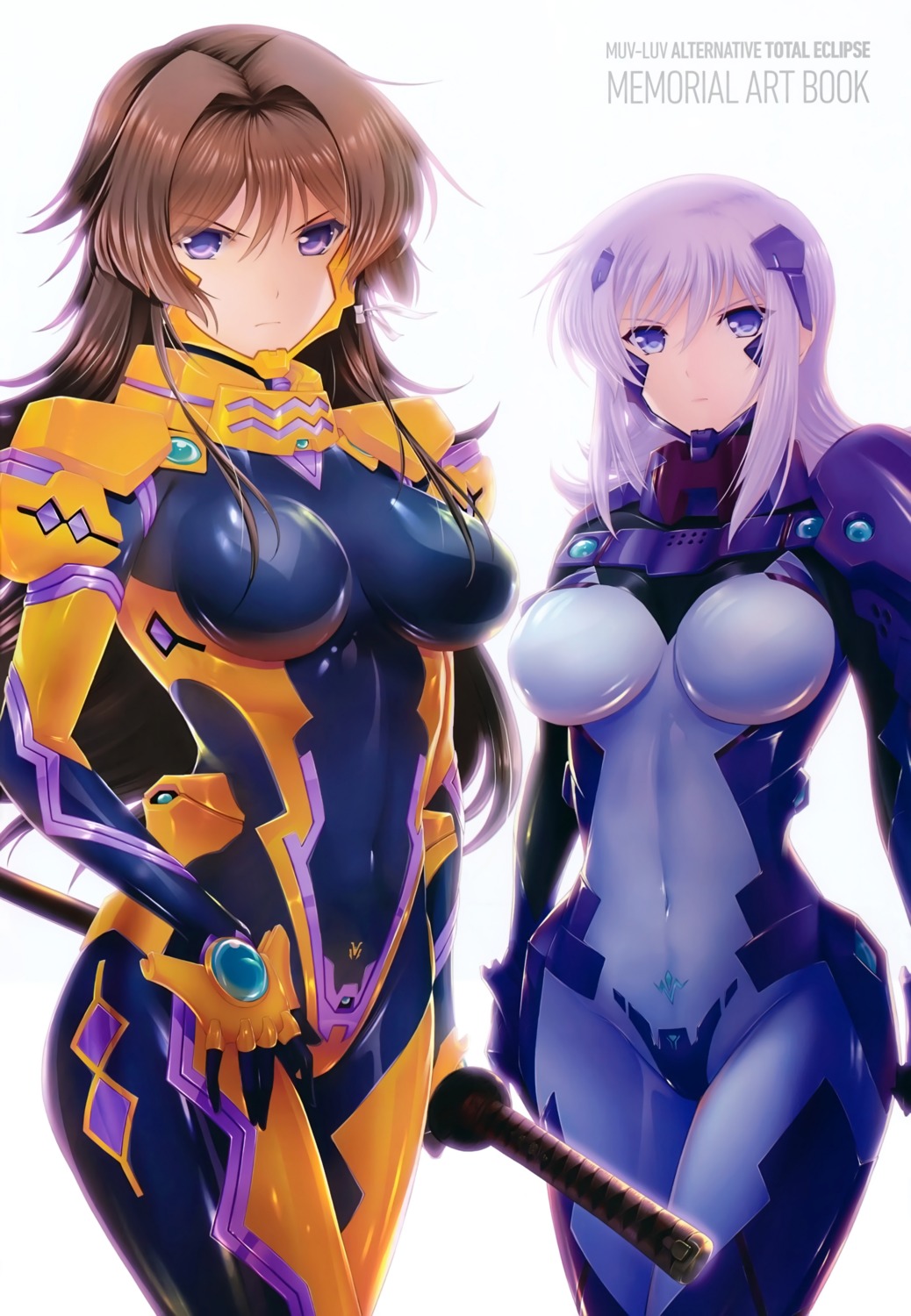 bodysuit cryska_barchenowa muvluv muvluv_alternative sword takamura_yui total_eclipse