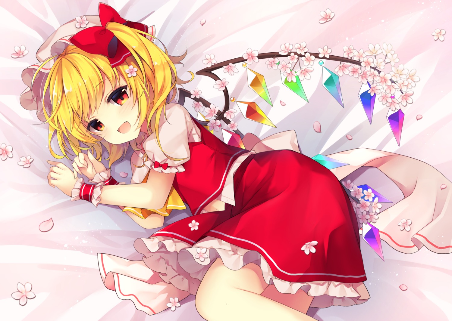 flandre_scarlet ruhika touhou wings