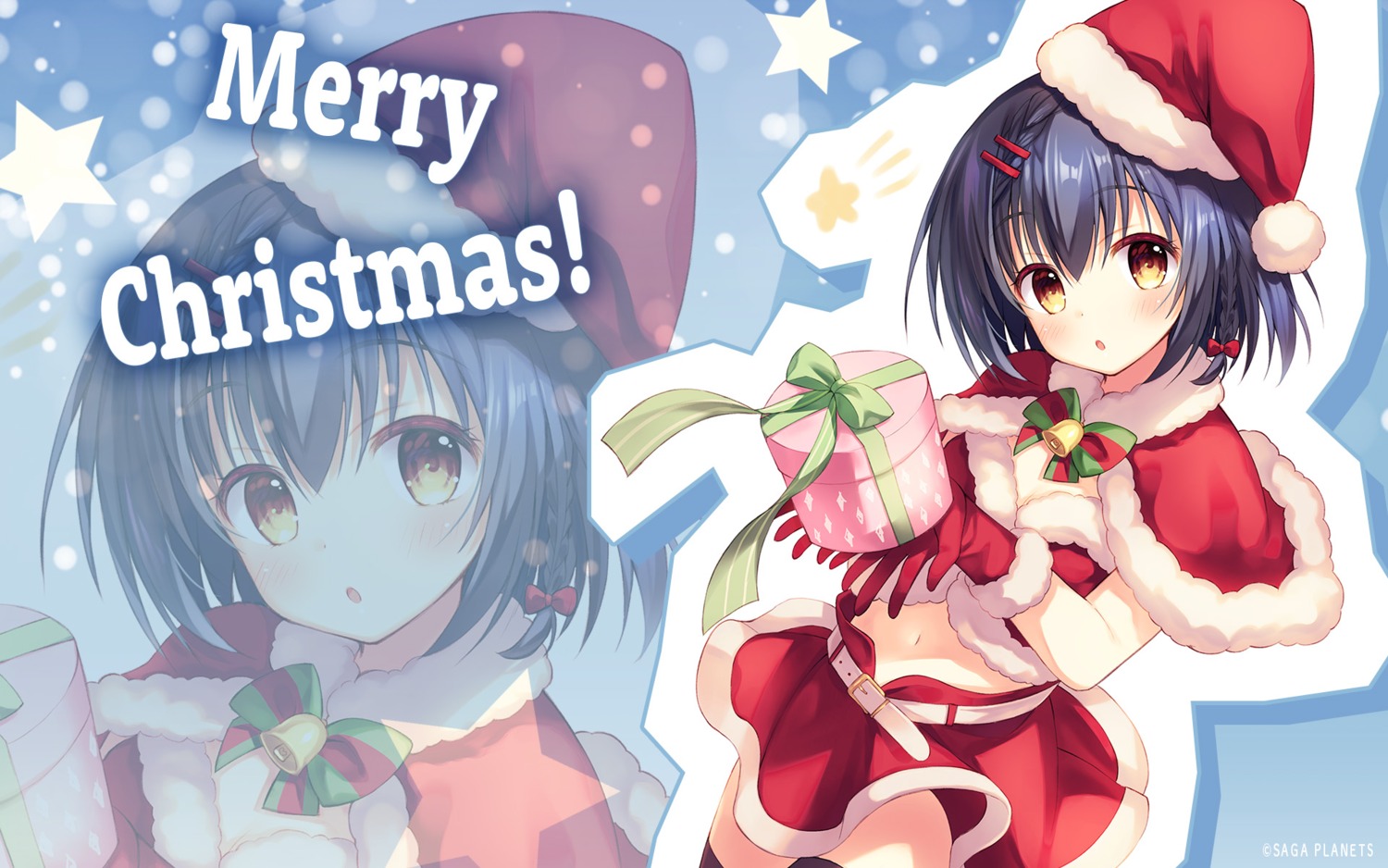 ambitious_mission christmas ishikawa_yae saga_planets skirt_lift thighhighs toranosuke wallpaper