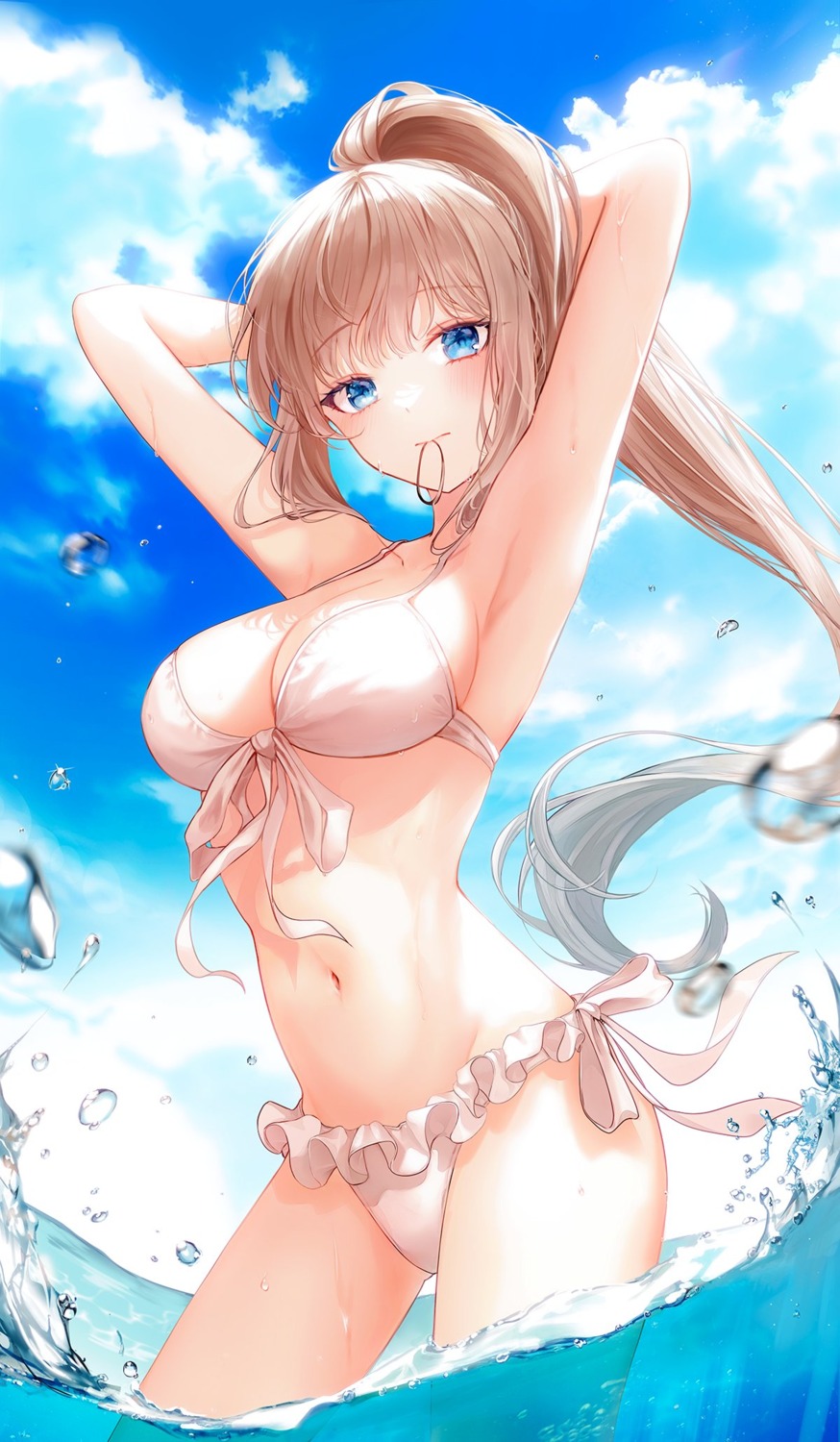 723/nanahumi bikini swimsuits wet