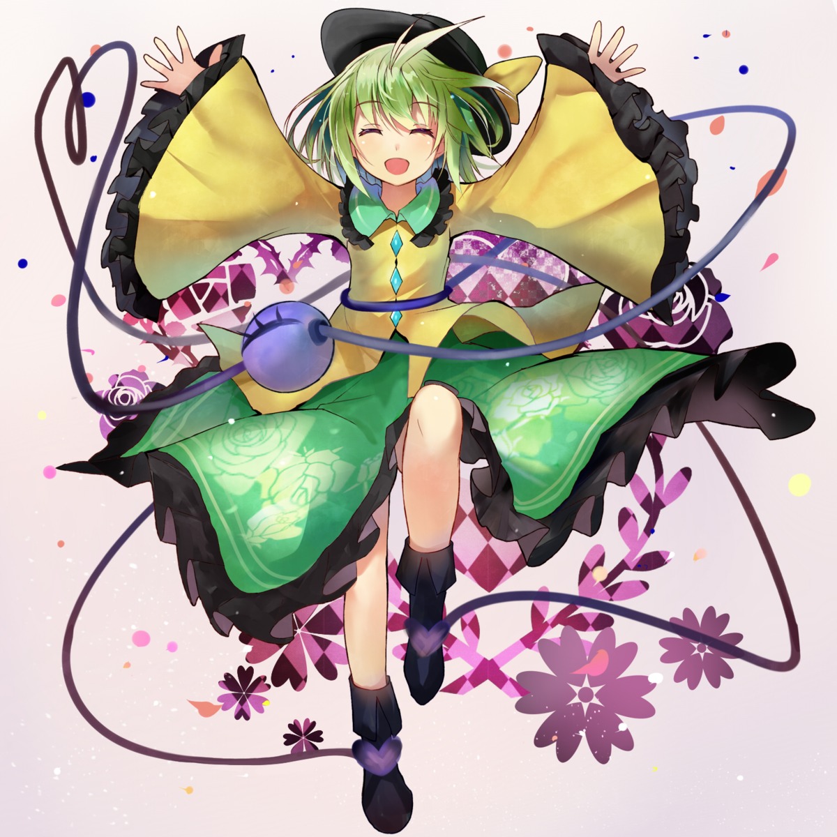 dress efe komeiji_koishi touhou