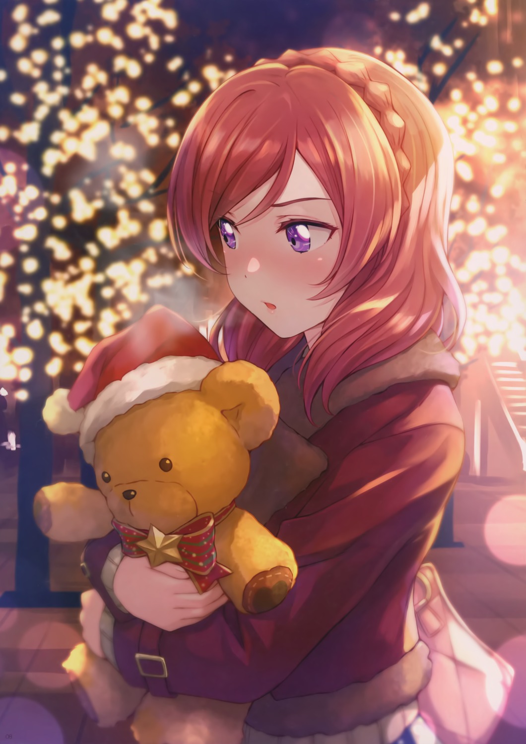 christmas love_live! nishikino_maki shamakho