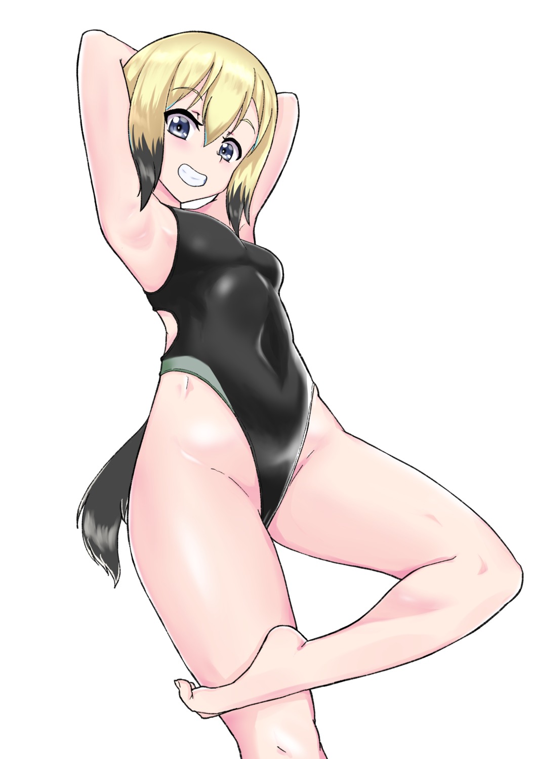 animal_ears erica_hartmann inumimi strike_witches strike_witches:_operation_victory_arrow strike_witches_2 strike_witches_gekijouban swimsuits tagme tail