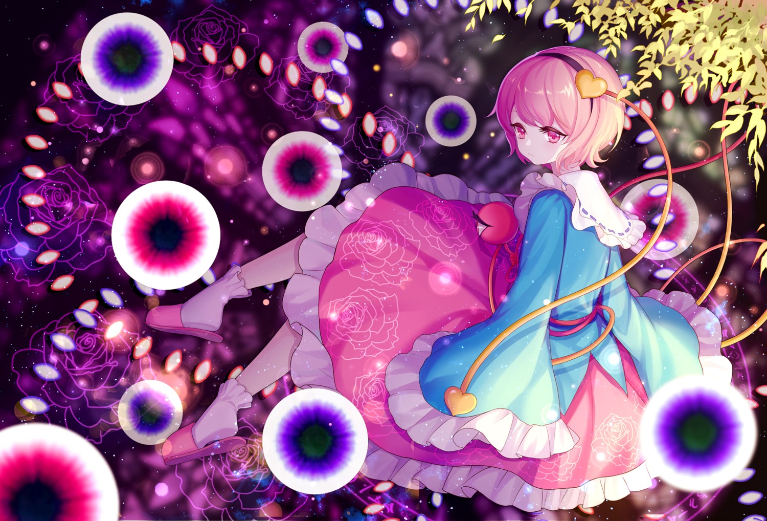 komeiji_satori mirror_(xilu4) touhou