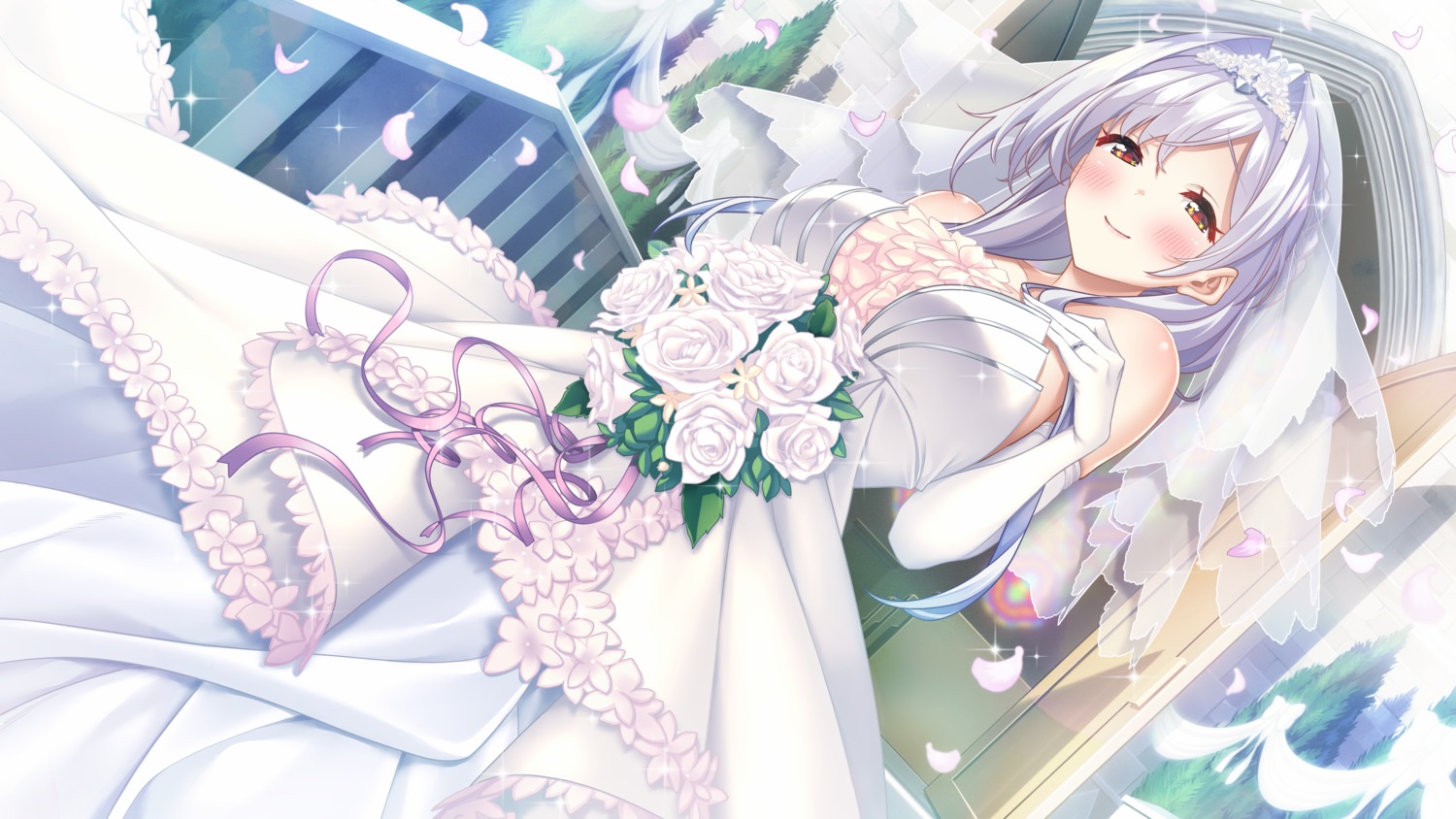 Wonder Fool Baffu Maokatsu Maou To Yuusha No Idol Seikatsu Dress Game Cg Tagme Wedding Dress 653257 Yande Re wonder fool baffu maokatsu maou to
