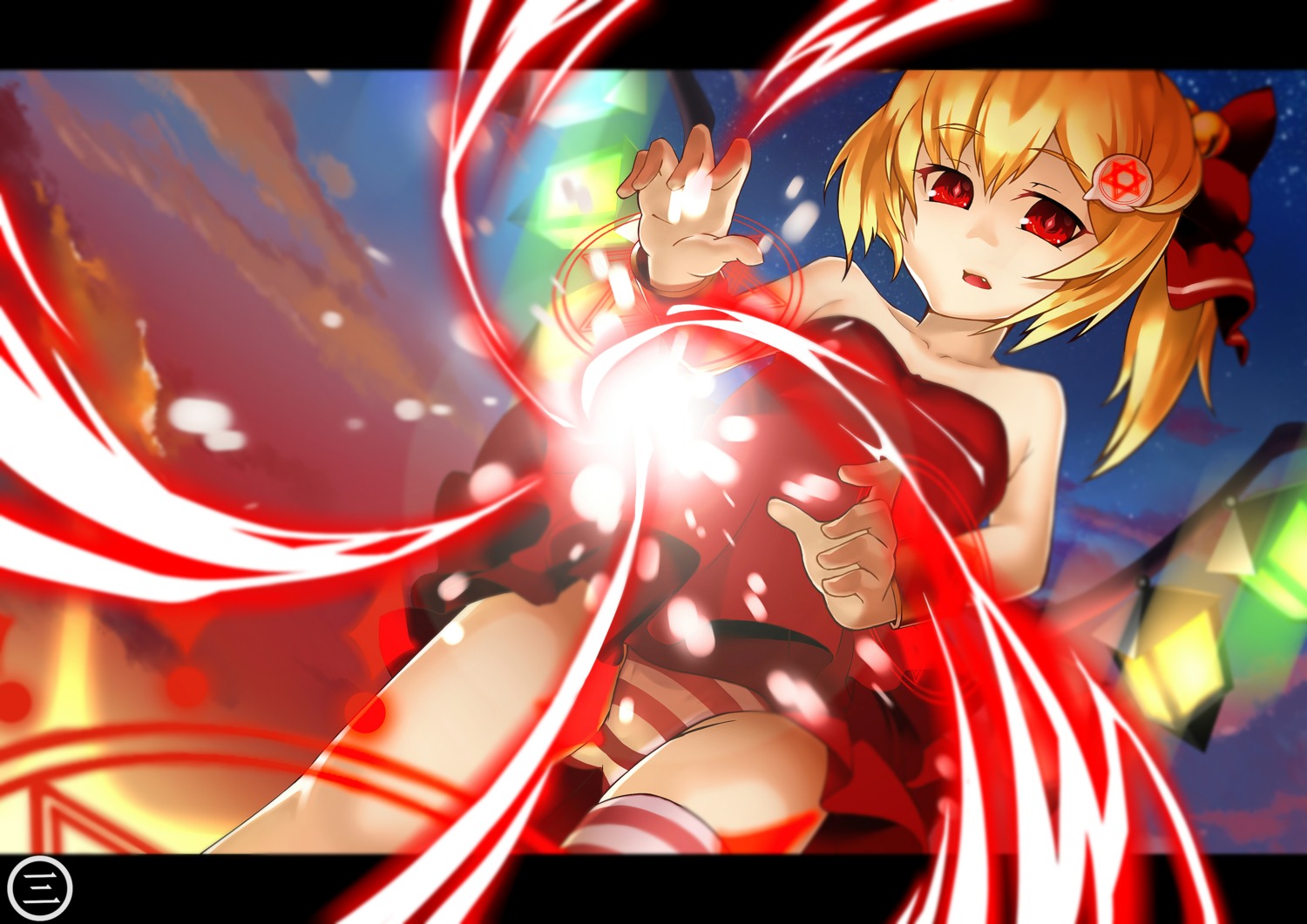 flandre_scarlet musumesansansan touhou