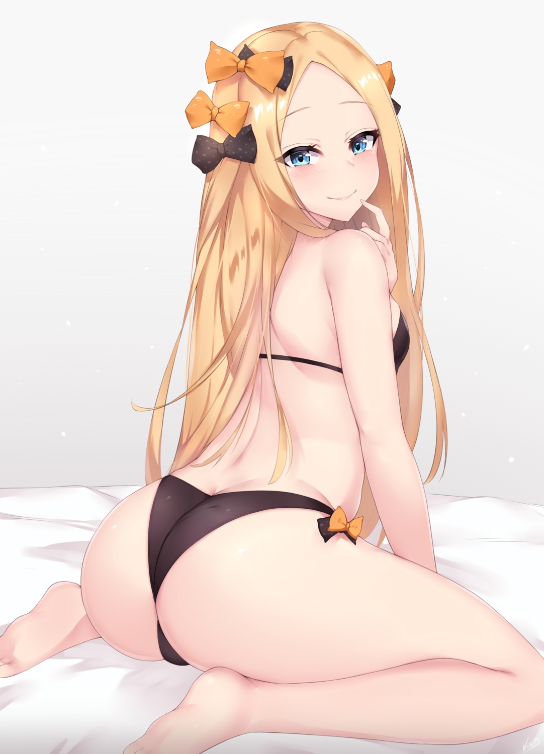 abigail_williams_(fate) ass bikini fate/grand_order feet kuavera swimsuits thong