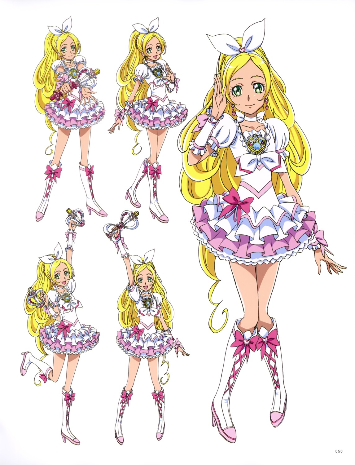 dress heels minamino_kanade precure suite_precure takahashi_akira weapon