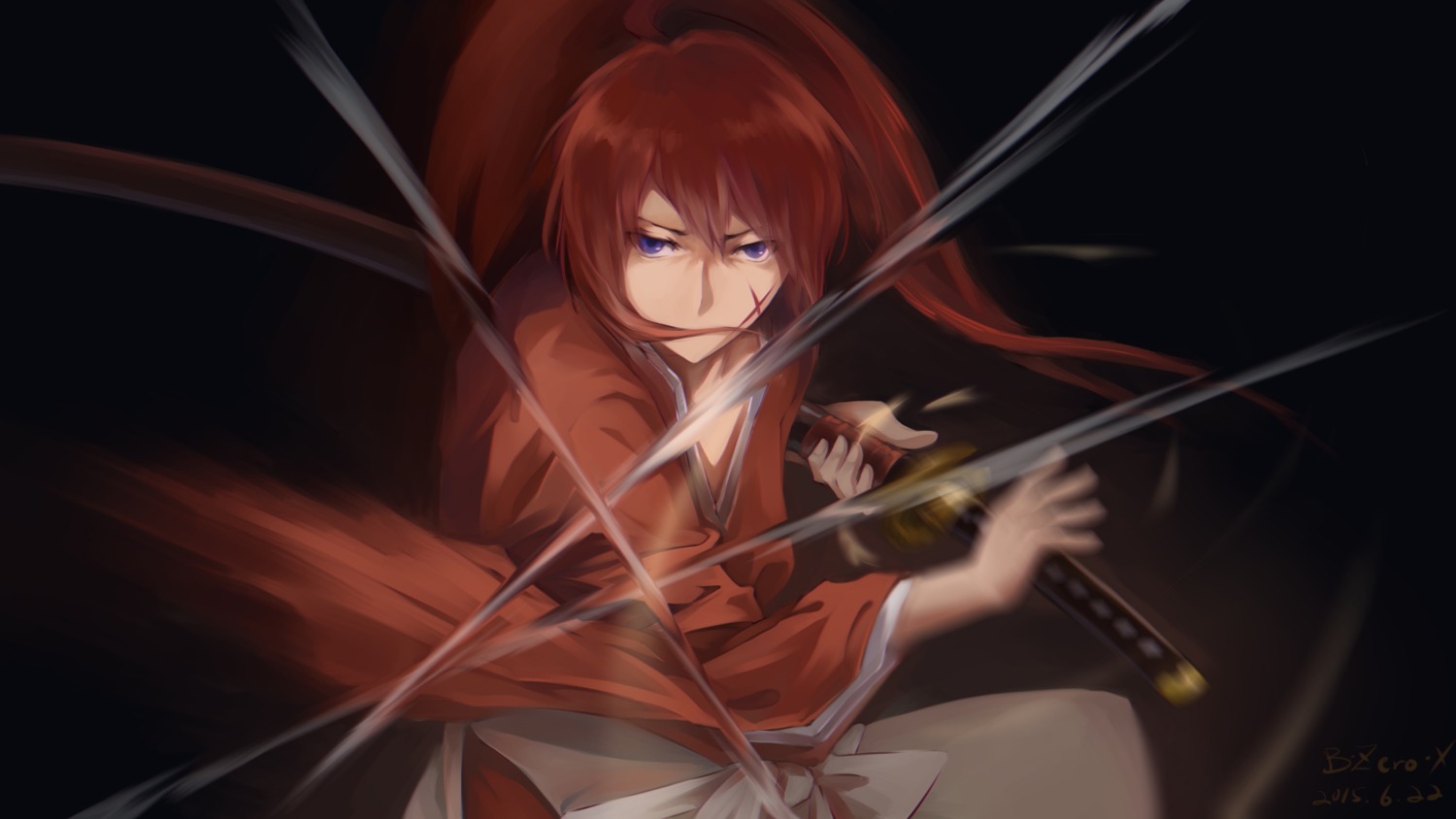 bzerox himura_kenshin male rurouni_kenshin