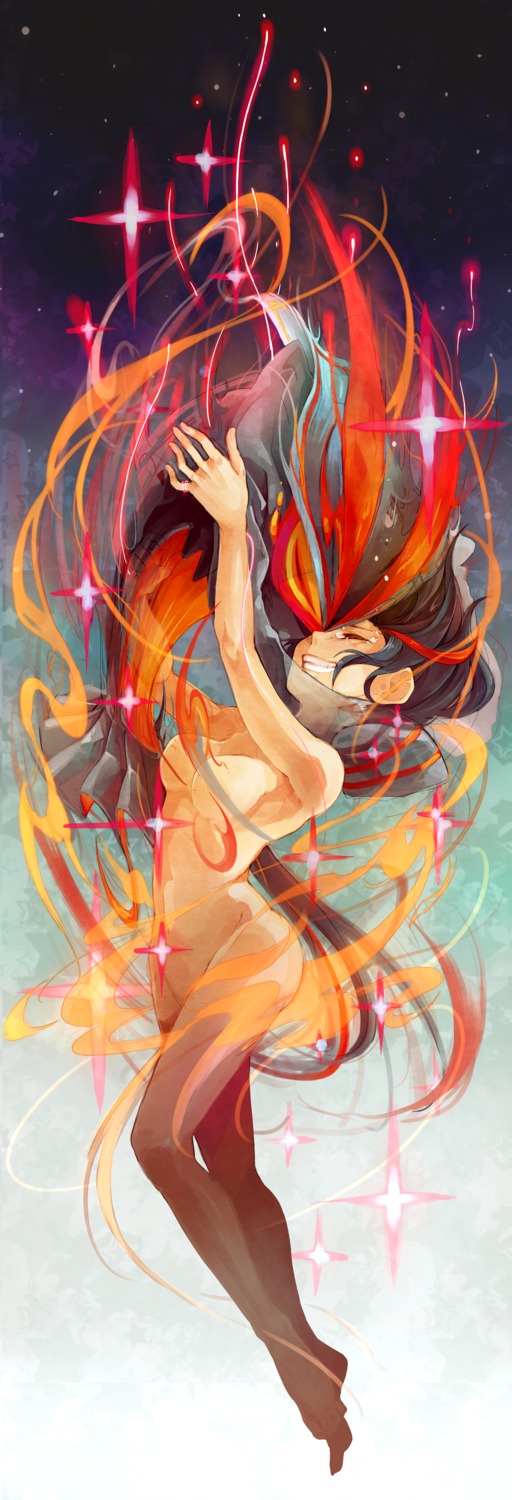 kill_la_kill matoi_ryuuko naked senketsu tagme