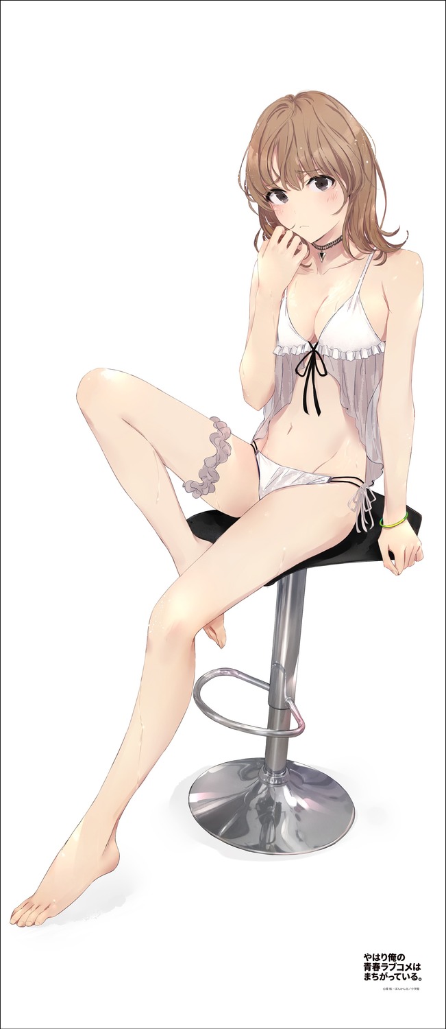 bra garter isshiki_iroha lingerie pantsu see_through string_panties yahari_ore_no_seishun_lovecome_wa_machigatteiru.