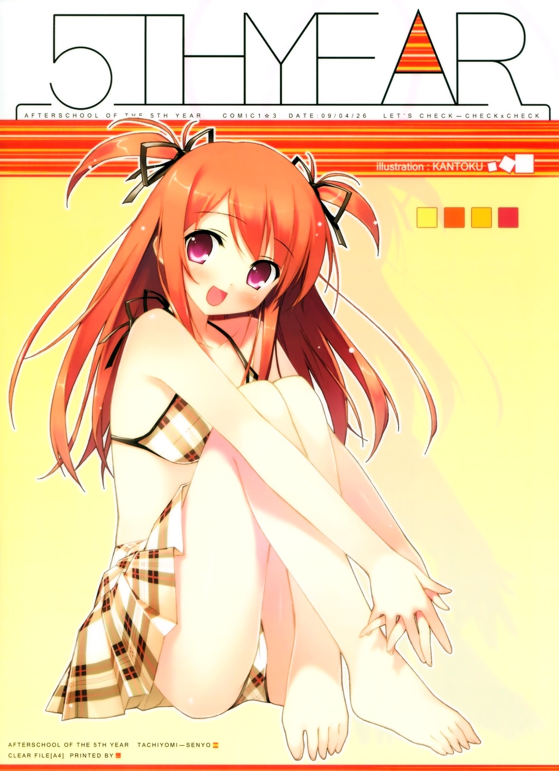 5_nenme_no_houkago bikini kantoku kurumi_(kantoku) swimsuits