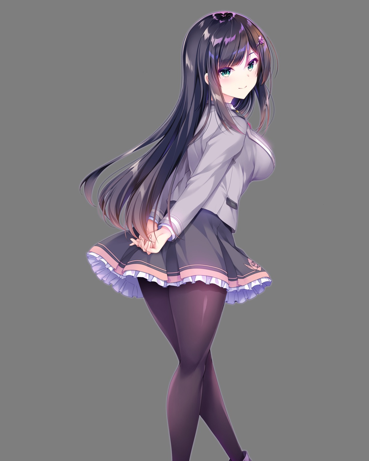 ensemble_(company) hoshi_no_otome_to_rikka_no_shimai kokonoe_sumire pantyhose seifuku tagme transparent_png