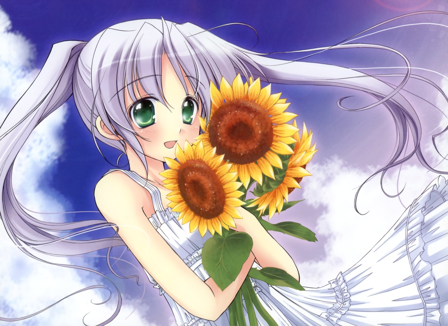 august dress fortune_arterial sasaki_akane summer_dress tougi_shiro